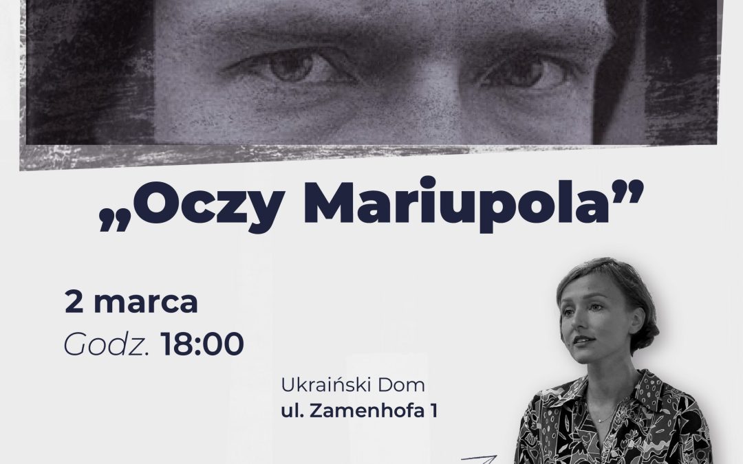 Prezentacja książki „Oczy Mariupola”