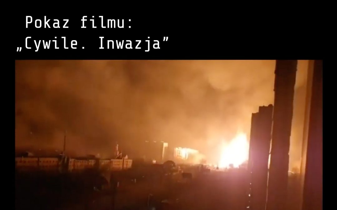 Trójkąt Lubelski: drugi wernisaż. Pokaz filmu: „Cywile. Inwazja” (Daniil Revkovskyi, Andrii Rachynskyi).