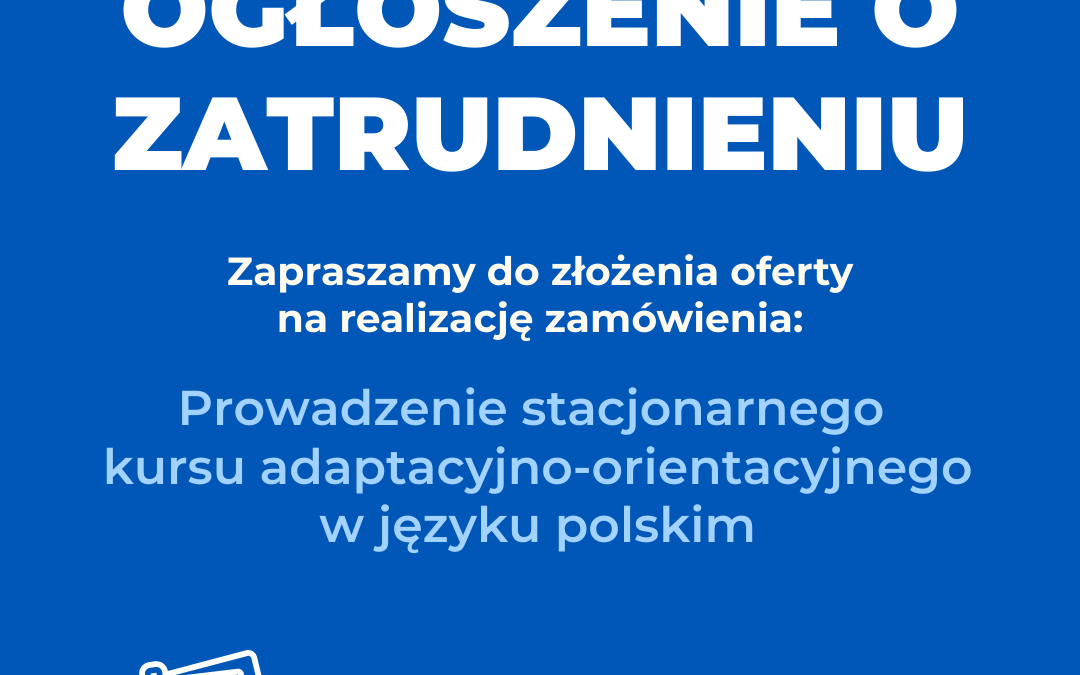 OGŁOSZENIE O ZATRUDNIENIU (PŁOCK)